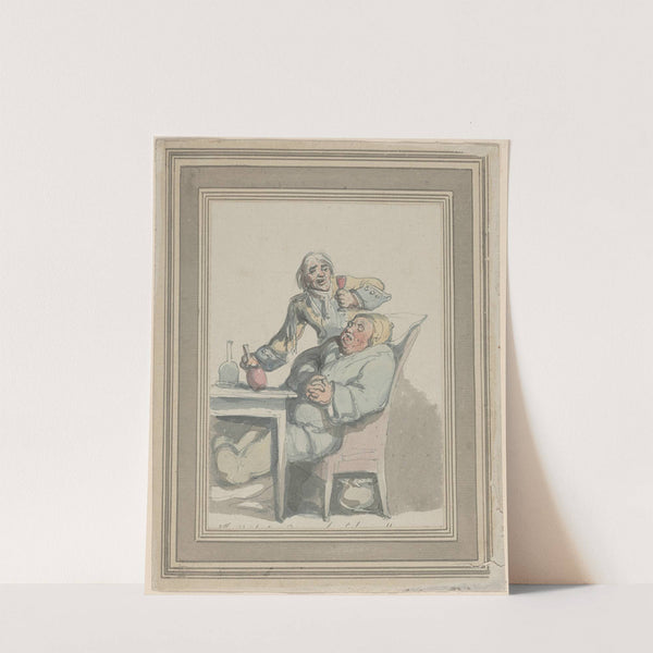 Stolen wine (ca. 1780–1825) by Thomas Rowlandson