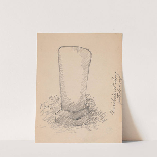 Stone baptismal font at the church in Cięcina by Stanisław Wyspiański