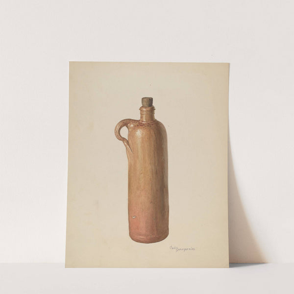 Stone Bottle by Carl Buergerniss