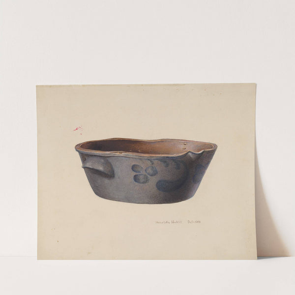 Stone Cream Crock by Henrietta S. Hukill