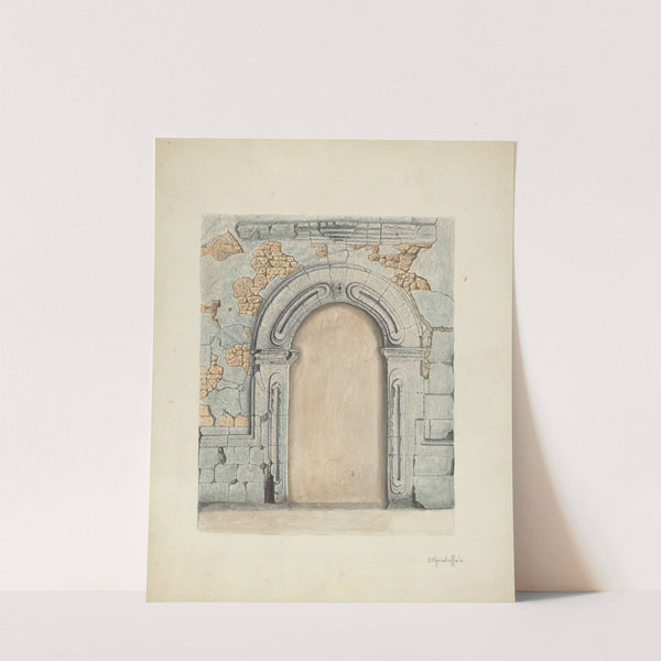 Stone Doorway, Carved by Cornelius Christoffels