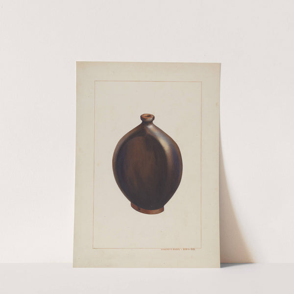 Stone Flask by Vincent P. Rosel