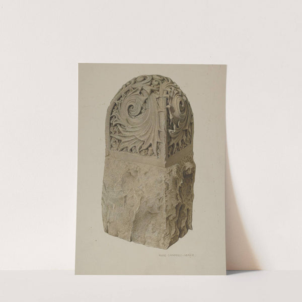 Stone Gate Post by Rose Campbell-Gerke