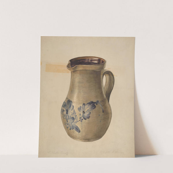 Stone Pitcher by Isabelle De Strange