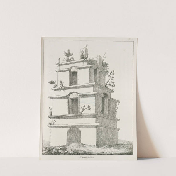 Stone tower with three floors by Antonio del Río