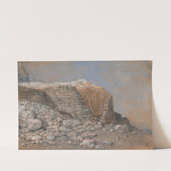 Stone Wall (1863) by Clarkson Stanfield