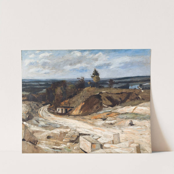 Stonequarry by the River Oise II by Carl Fredrik Hill