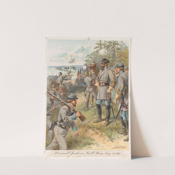 Stonewall Jackson, Bull Run, Aug. 17, 1861 by Henry Alexander Ogden