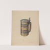 Stoneware and Pewter Beer Mug by Arthur Mathews