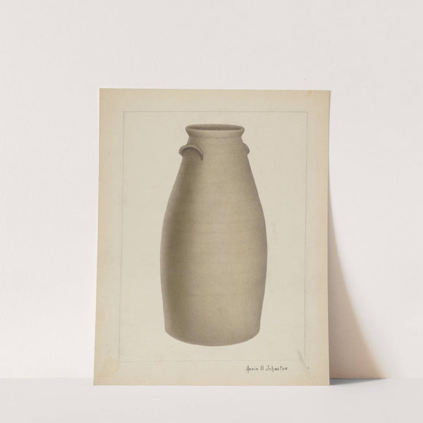 Stoneware Churn by Annie B. Johnston
