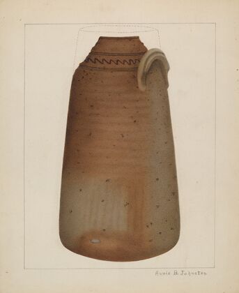 Stoneware Churn