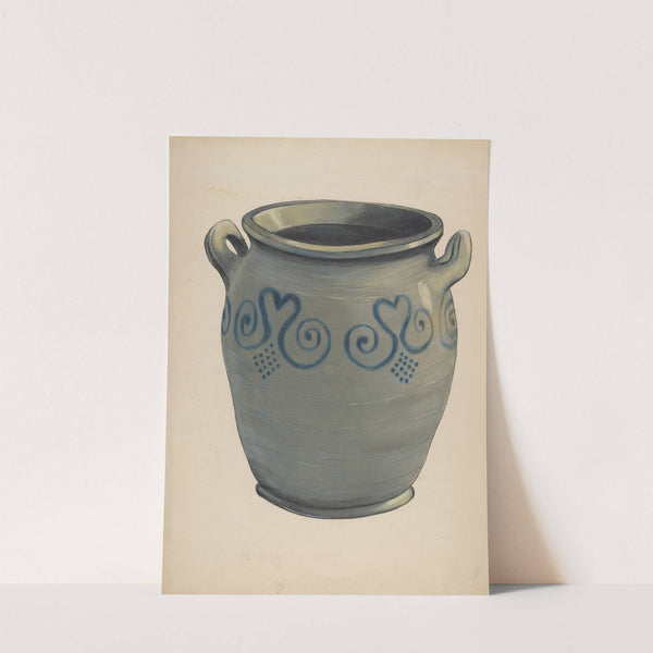 Stoneware Crock by Fred Weiss