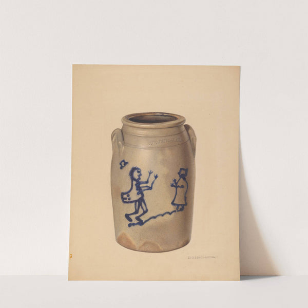 Stoneware Crock by George Loughridge