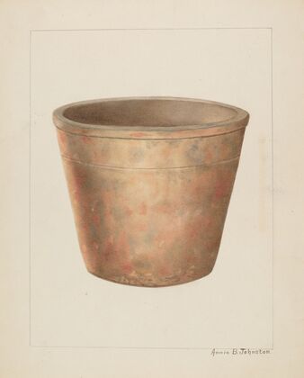 Stoneware Flower Pot (c. 1937)