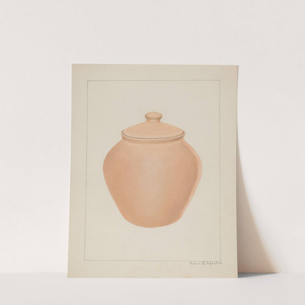 Stoneware Jar by Annie B. Johnston