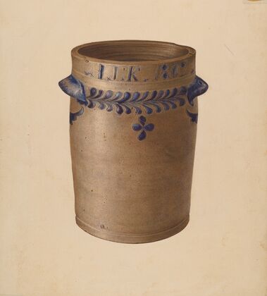 Stoneware Jar