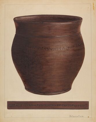 Stoneware Jar
