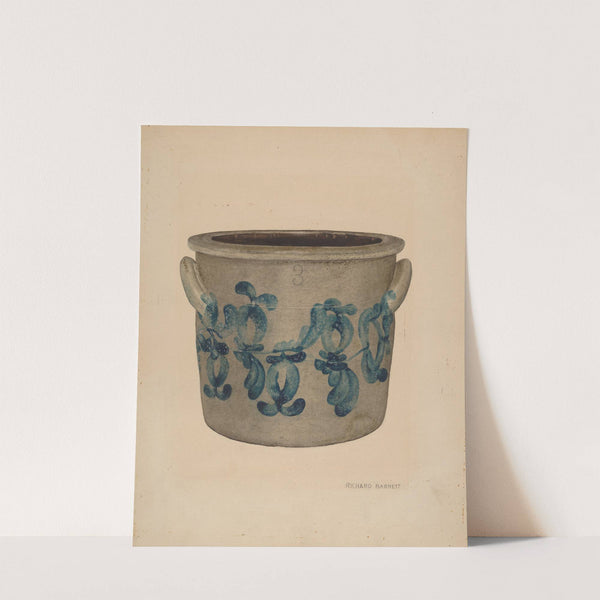 Stoneware Jar (c. 1937) by Richard Barnett