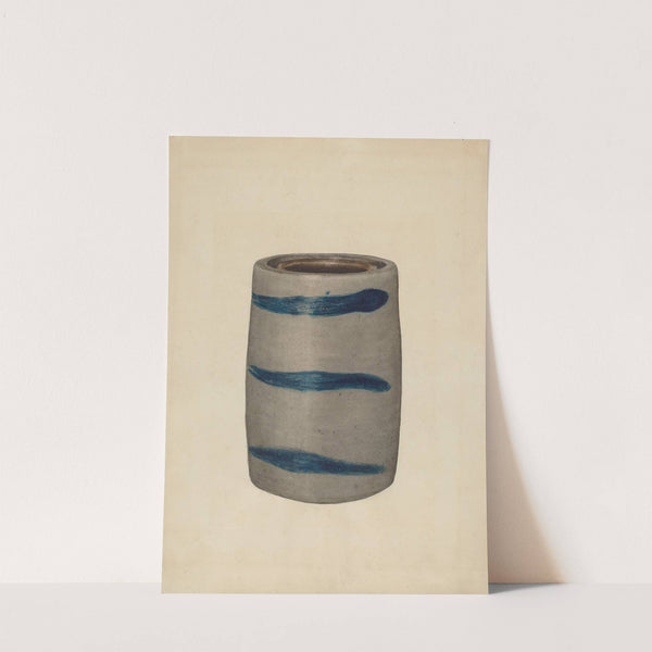 Stoneware Jar (c. 1937) by Richard Barnett