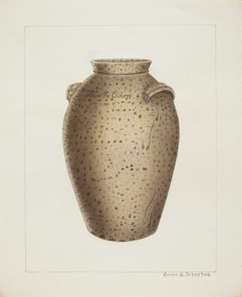 Stoneware Jar