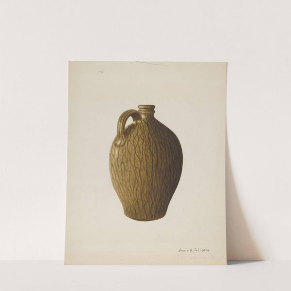 Stoneware Jug by Annie B. Johnston