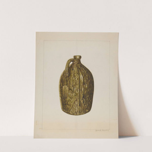Stoneware Jug (c. 1938) by Annie B. Johnston