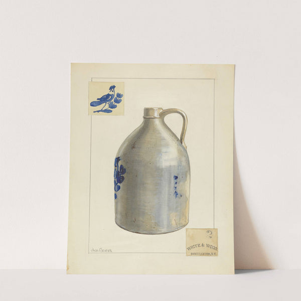 Stoneware Jug by Charles Caseau