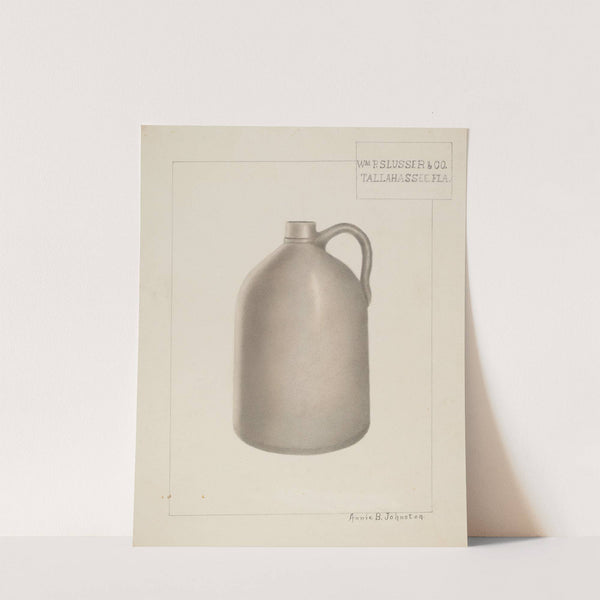 Stoneware Jug by Annie B. Johnston
