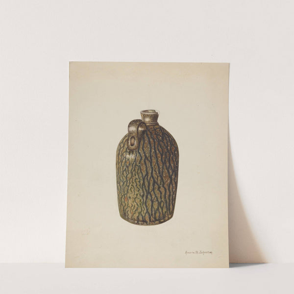 Stoneware Jug by Annie B. Johnston