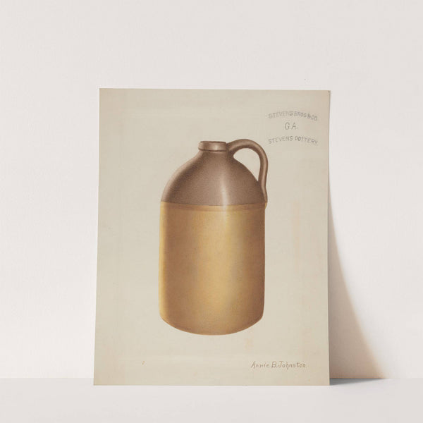 Stoneware Jug by Annie B. Johnston