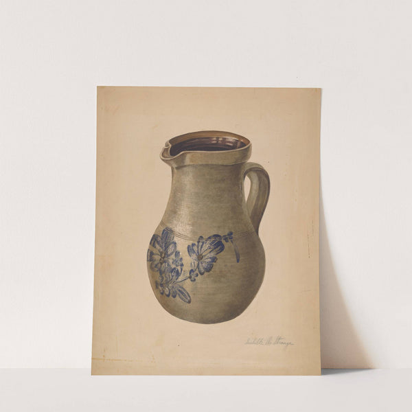 Stoneware Pitcher by Isabelle De Strange