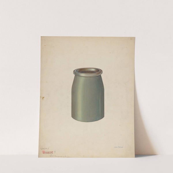 Stoneware Quart Jar (1941) by Lon Cronk