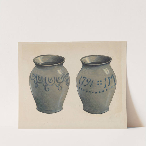 Stoneware Vase by Fred Weiss