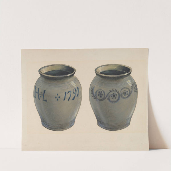 Stoneware Vase by Fred Weiss