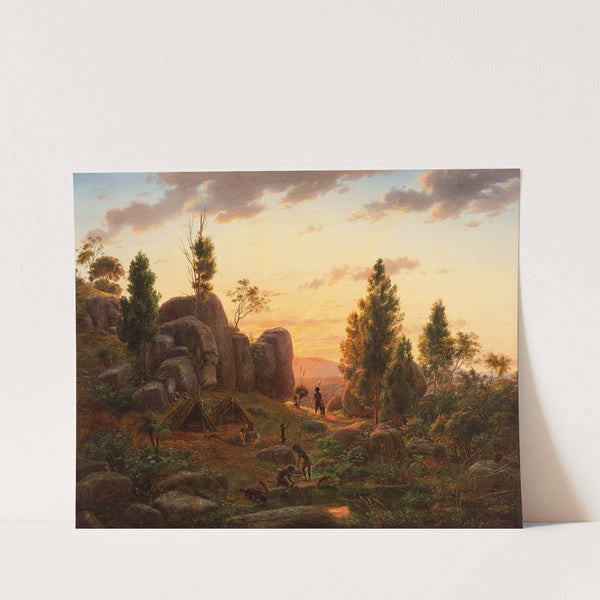 Stony Rises, Lake Corangamite by Eugène von Guérard