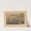 Stoomboten (mailboot Princesse Joséphine) by James Ensor