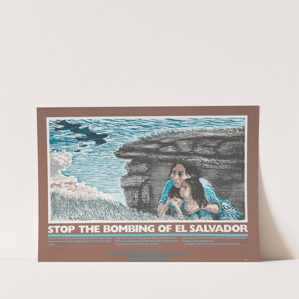 Stop the bombing of El Salvador. by Andrea Kantrowitz