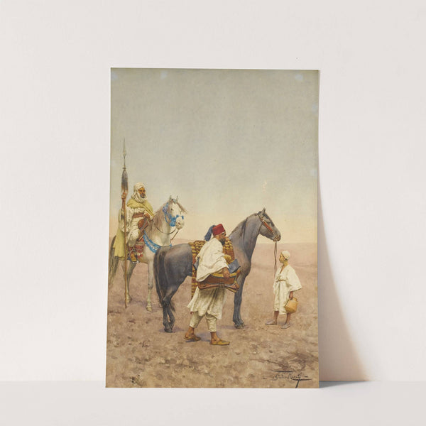 Stopping for Rest in the Desert by Giulio Rosati