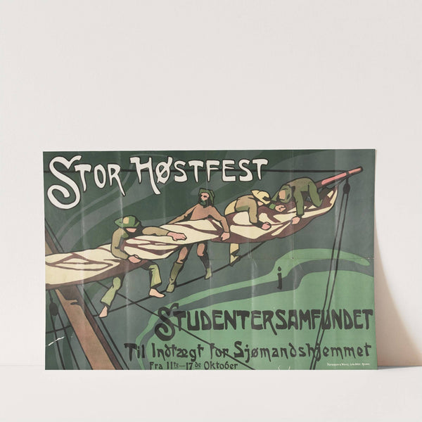 Stor høstfest i Studentersamfundet by Henrik Backer