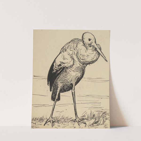 Storch (ca 1905) by Hans Thoma