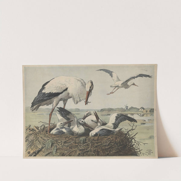 Stork (1892) by Oluf August Hermansen