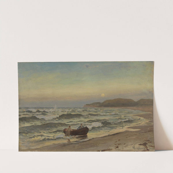 Storm at Rügen by Hans Gude