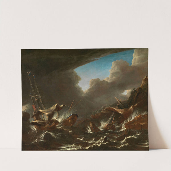 Storm at Sea by Andries van Eertvelt