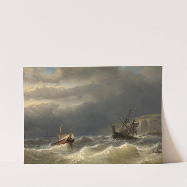 Storm in the Strait of Dover by Louis Meijer