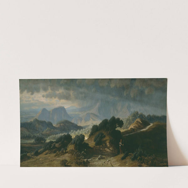 Storm in Umbria (1875) by Elihu Vedder