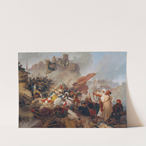 Storm of the Turks on the Löwelbastei by Leander Russ