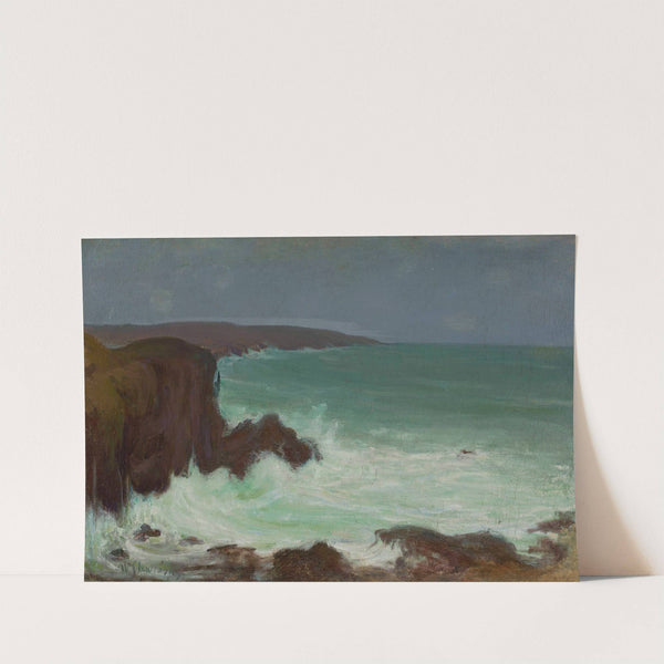 Storm of waves by Władysław Ślewiński