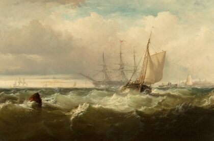 Storm Off New Castle, Delaware