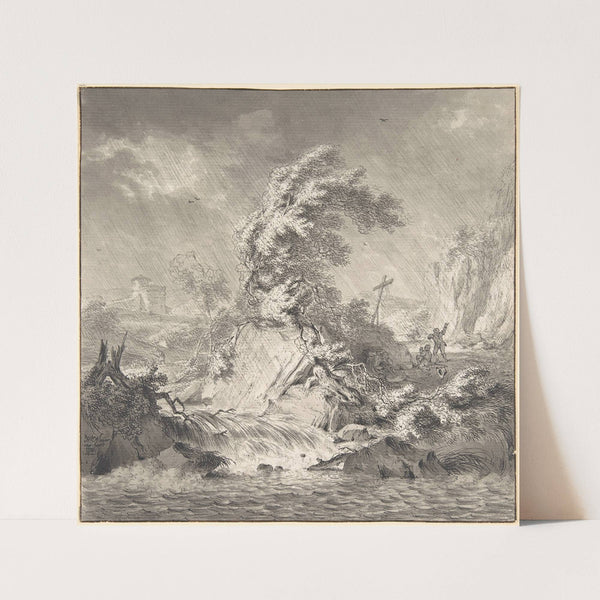 Stormy Landscape by Hendrik Meijer