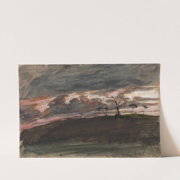 Stormy Sunset, Legh Park, Wiltshire by Sir George Hayter